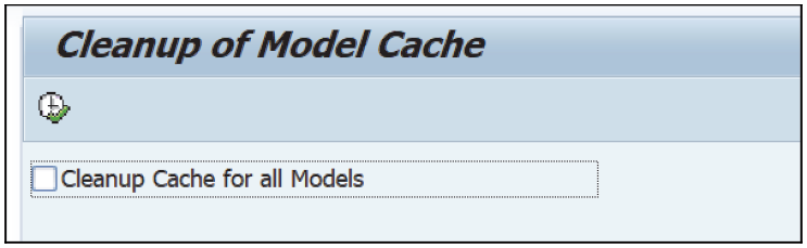 CACHE_CLEANUP Program to Clean Up the Model Cache