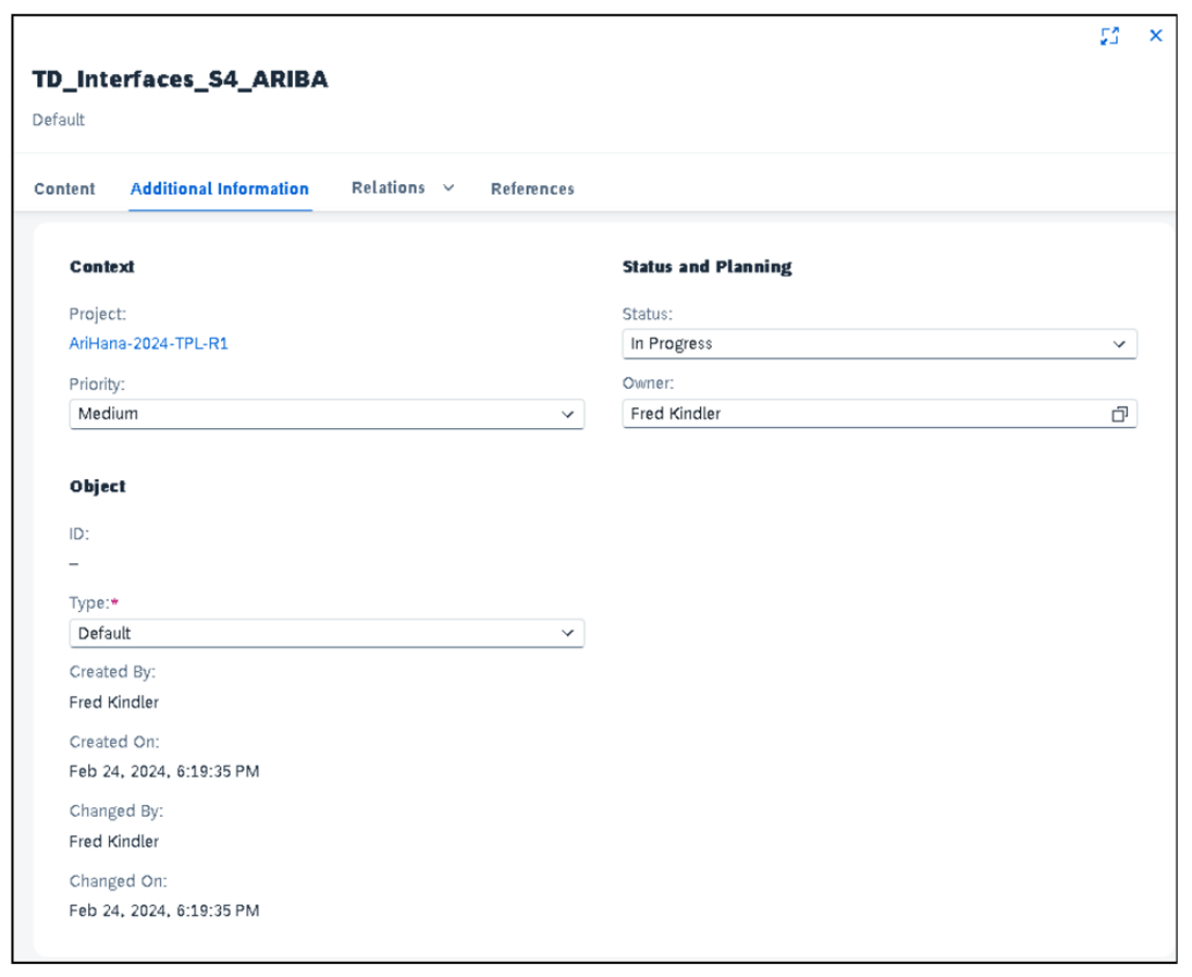 Document Management in SAP Cloud ALM