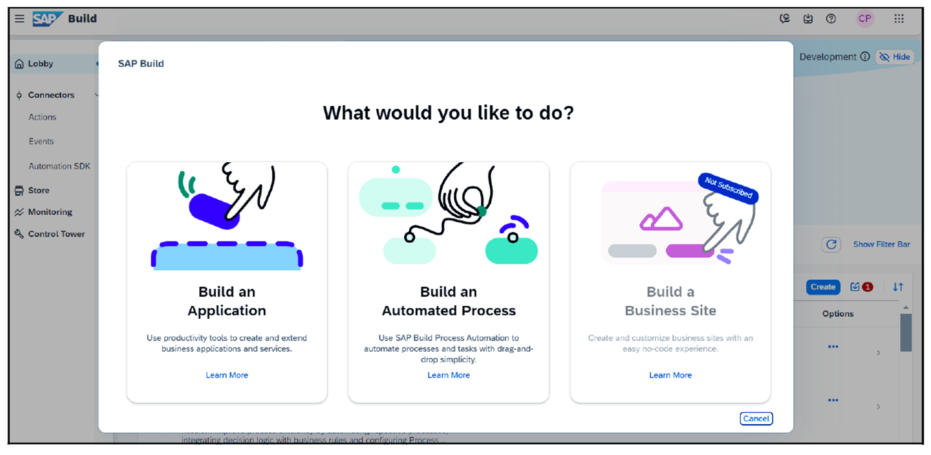 How to Create a Business Process Project in SAP Build