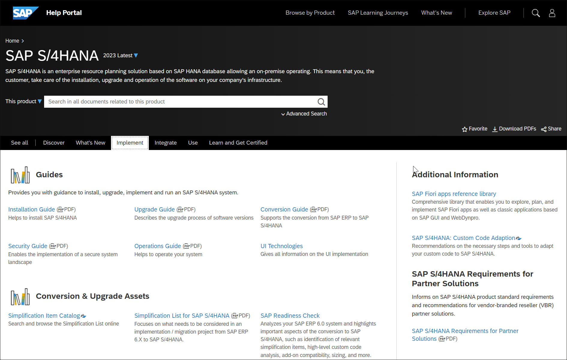 Installation Guide on the SAP Help Portal