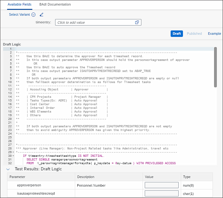 User-Defined Fields and Logic