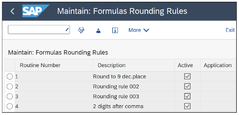 Rounding Rules