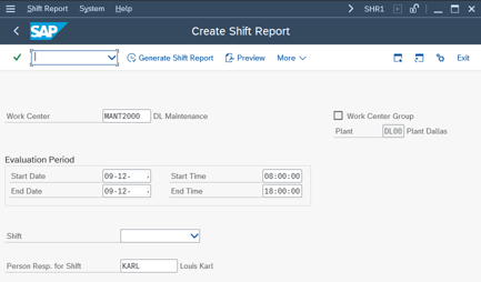 Shiftnote Sap SAP S/4HANA Plant Maintenance: Using Shift Notes and Shift Reports