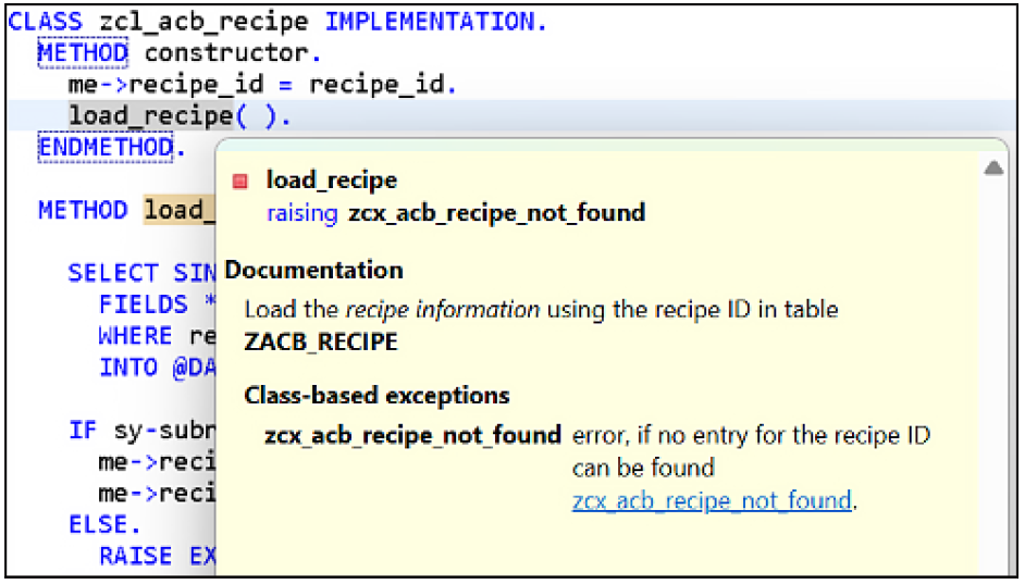 Representation of the Reference