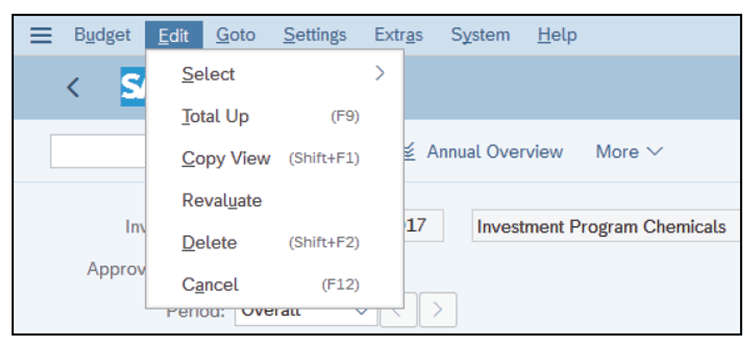 Planning and Budgeting for Investment Controlling with SAP S/4HANA