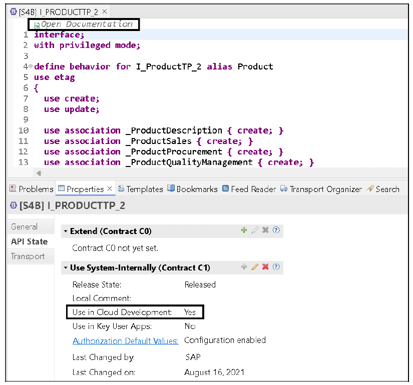 Business Object Interfaces in ABAP RAP