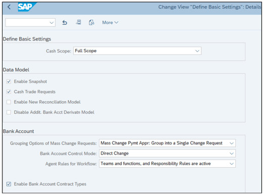 How to Define Basic Bank Account Management Settings in SAP