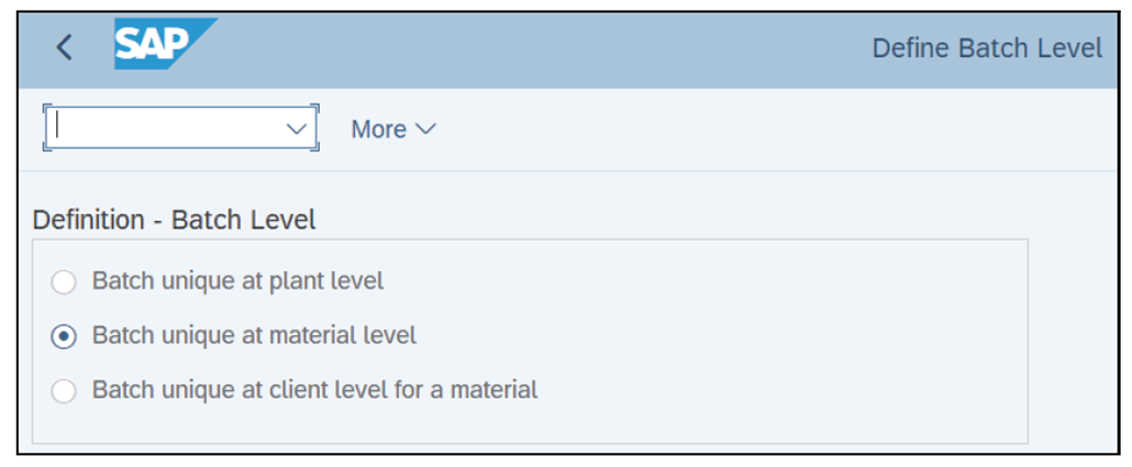 Activation of Batch Level in SAP S/4HANA
