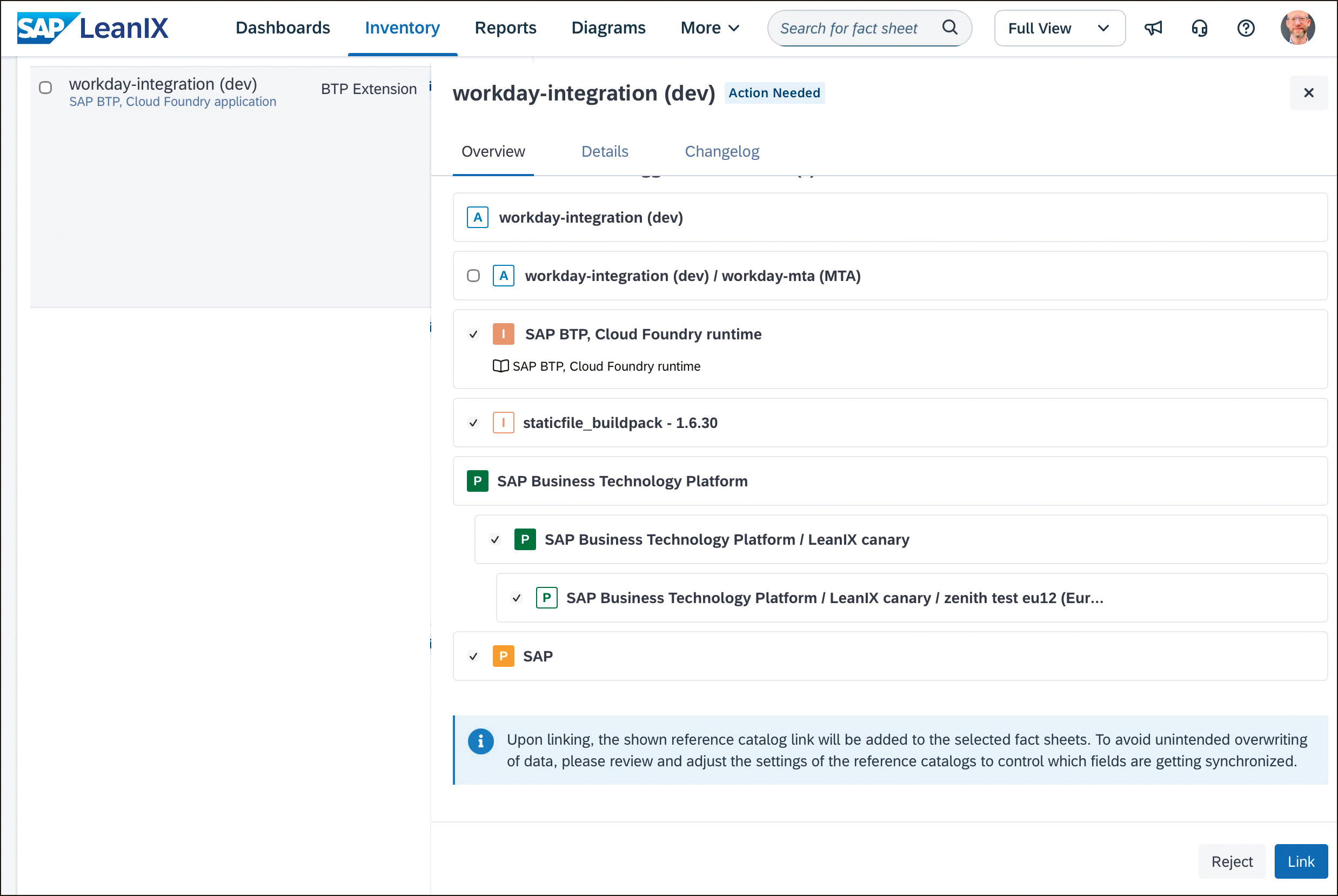 Example of SAP BTP, Cloud Foundry Environment Application in Discovery Mode