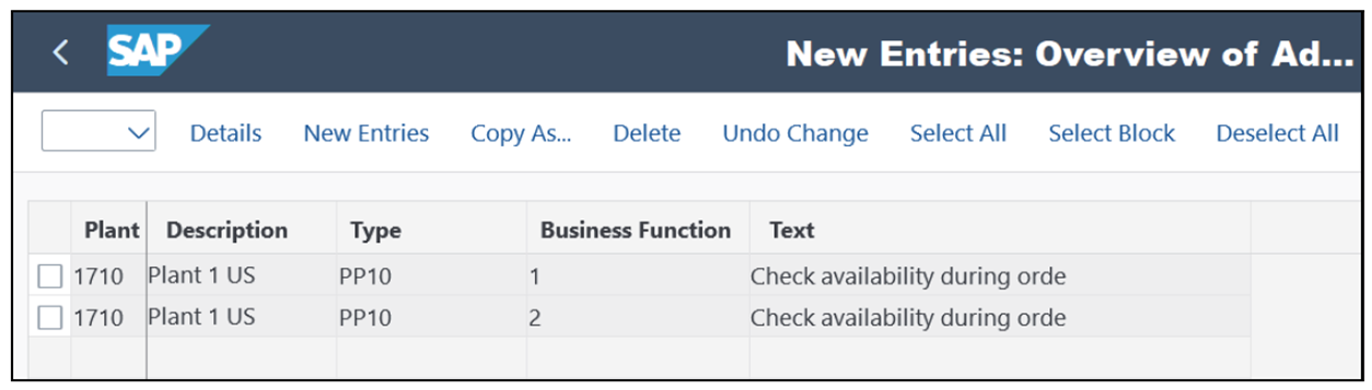 Checking Controls in Creation and Release of Production Order
