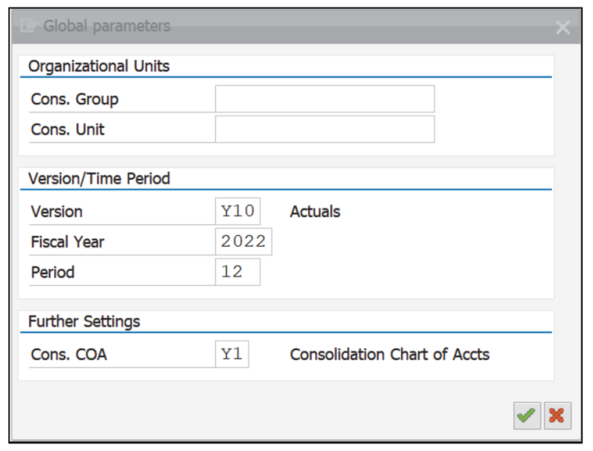 Set Global Parameters