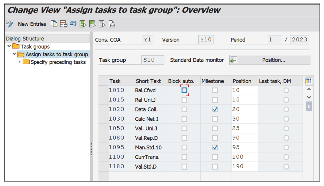 Assigning Tasks to Task Groups