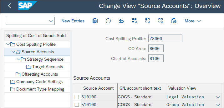 Maintain Source Accounts