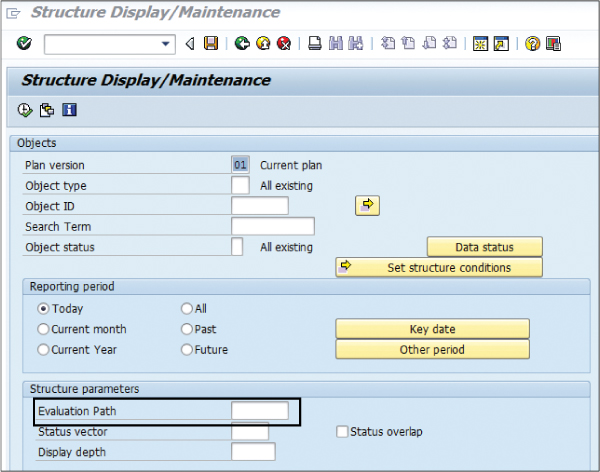 Structure Display/Maintenance