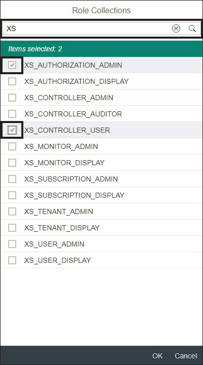 XSA Cockpit Role Collections