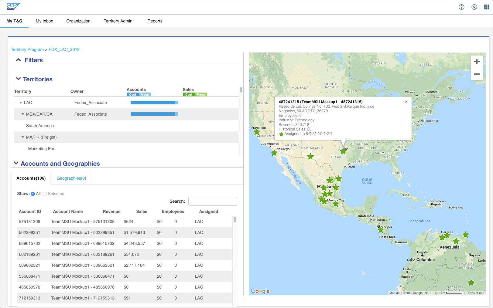 SAP Territory and Quota Managment 