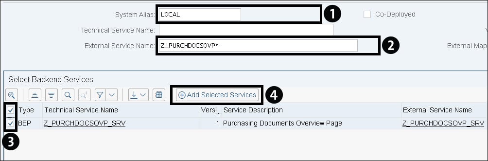 Registering OData Service