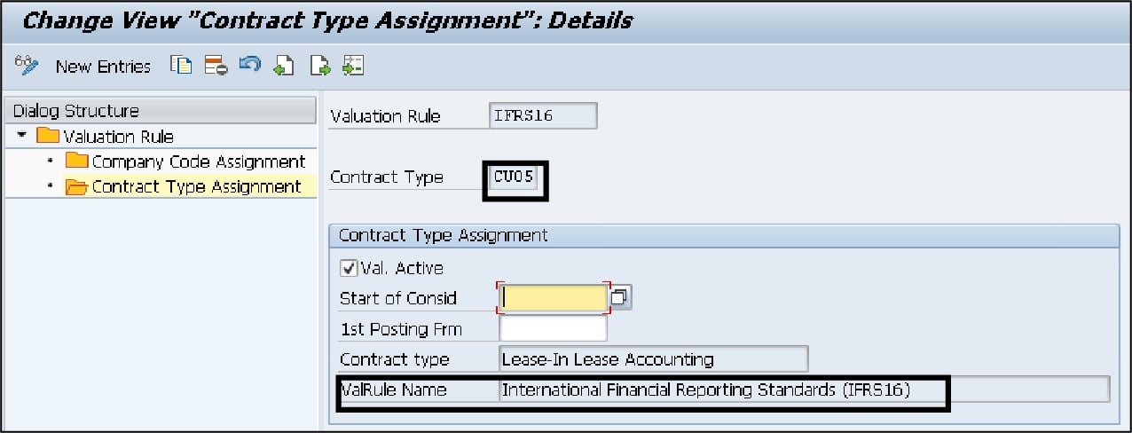 Change View Contract Type Assignment