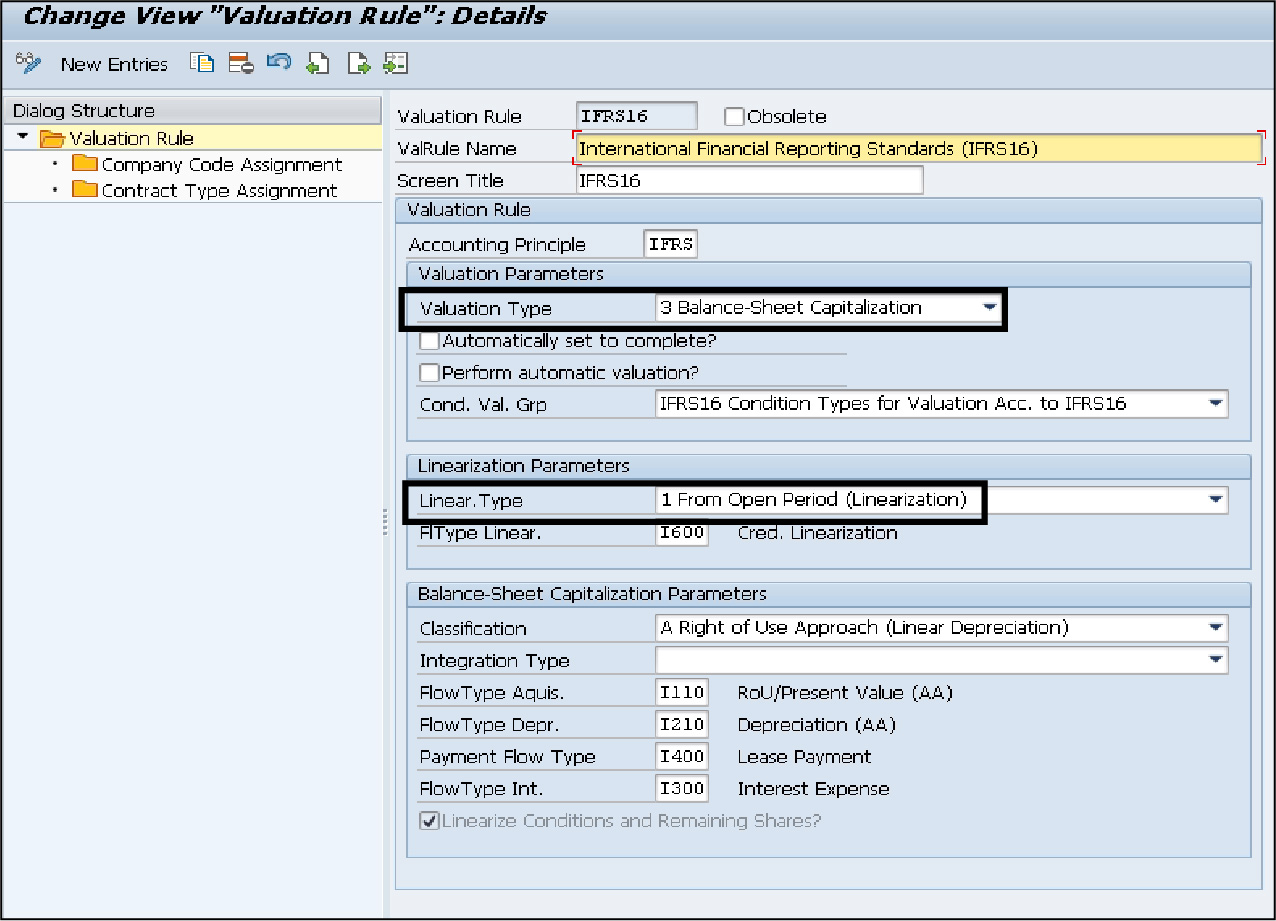 Change View Valuation Rule