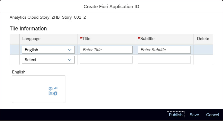 Create Fiori Application ID