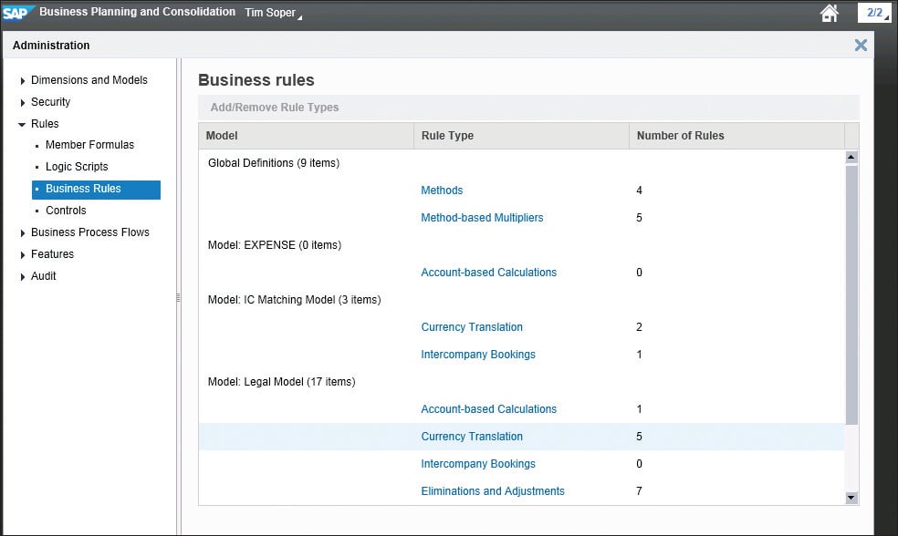 Method-Based Multipliers SAP BPC