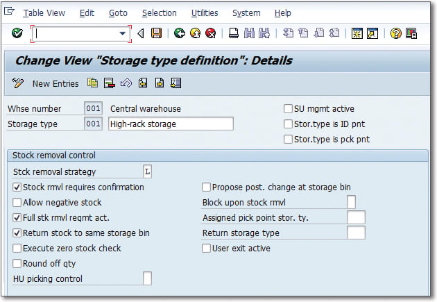 Changing Picking Strategy in SAP