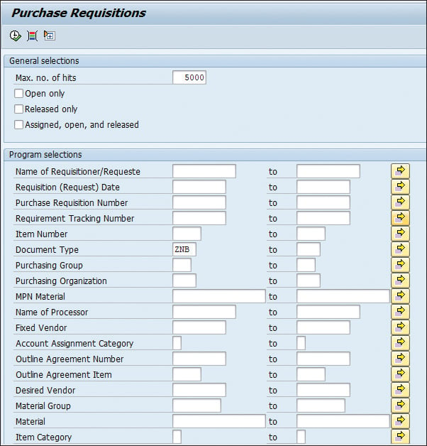 Purchase Requisitions in SAP S/4HANA