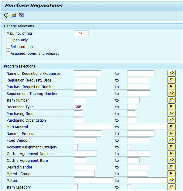 Purchase Requisitions in SAP S/4HANA