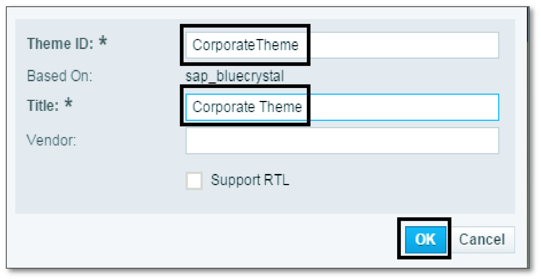 Naming SAP Fiori Custom Themes