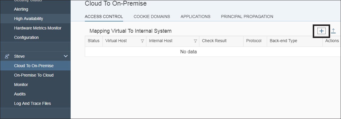 Cloud to On-Premise Connection Option